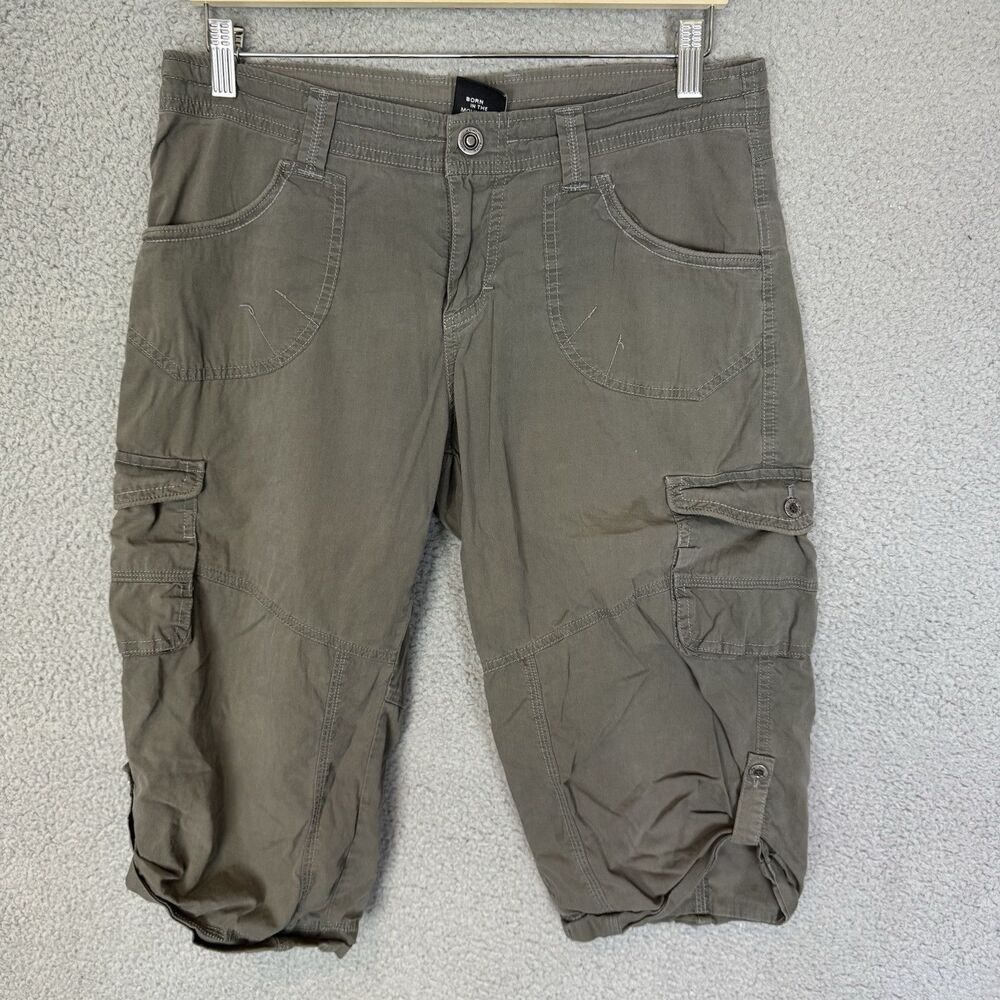 Kuhl Capri Pants Womens 10 Gray Hiking Outdoor‎ Travel Cargo